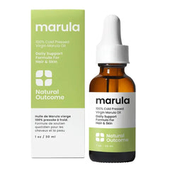 Natual Outcome Marula Oil 100% Pure Cold-Pressed Moisturizer for Face, Hair & Body - Lightweight Anti-Aging & Hydrating Facial Oil, 1 oz