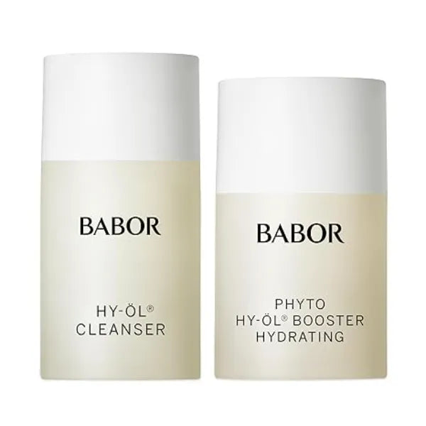 BABOR HY OL & Phyto HY OL Booster Hydrating Travel Size Skincare Kit, Cleansing Oil and Hydrating Cleanser, Skincare Set