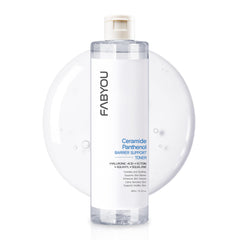 FABYOU Ceramide Panthenol Skin Barrier Support Toner 300ml – Korean Skincare for Deep Hydration, Soothing & Moisture Barrier care with a Non-Sticky, Gentle Daily Toner for Sensitive & Dry Skin