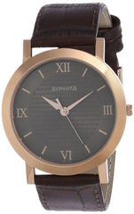 Sonata Green Dial Analog watch For Men-NR77108WL01W
