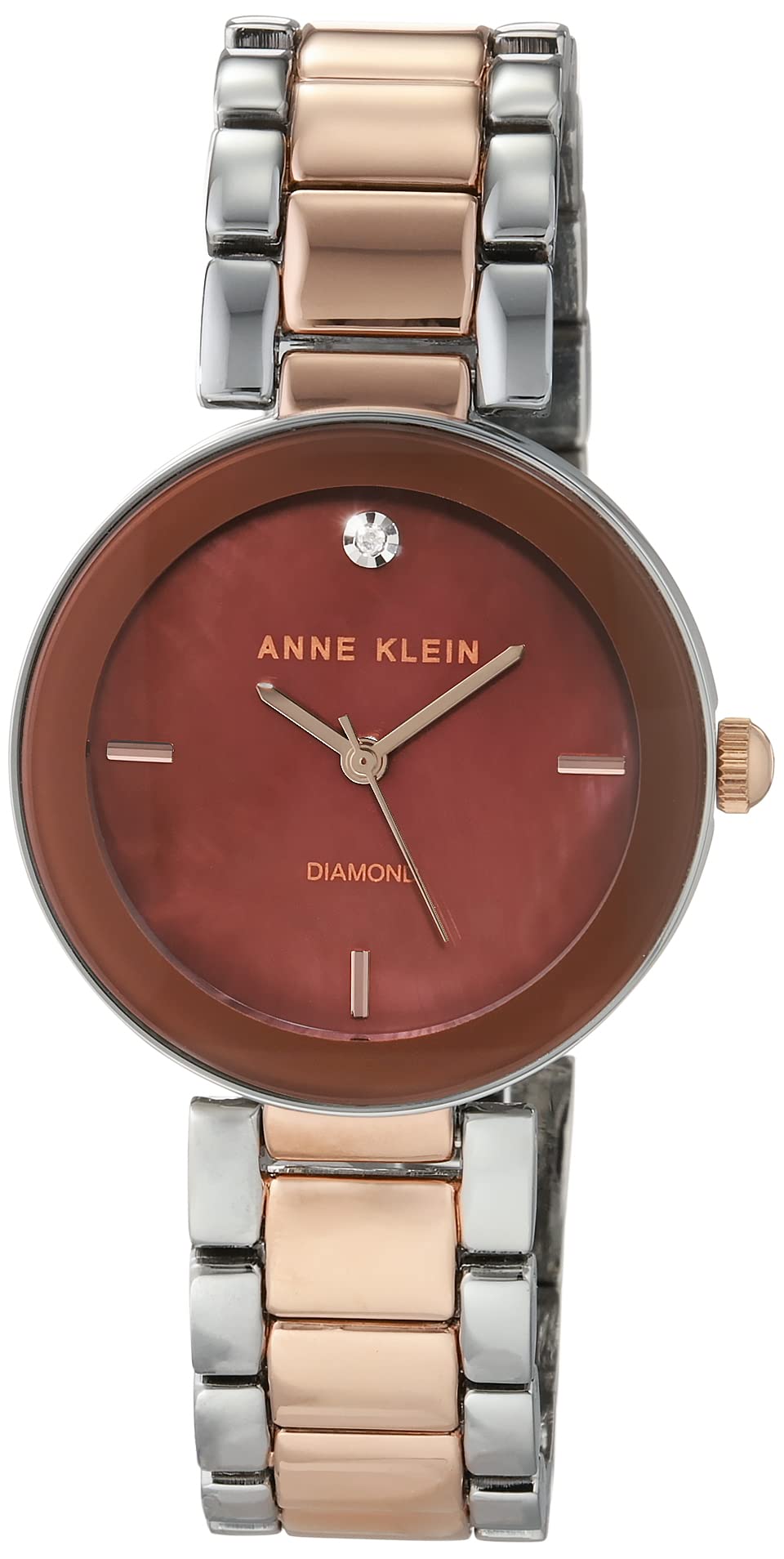 Anne Klein Women Analog Mixed Metal Two Tone Watch