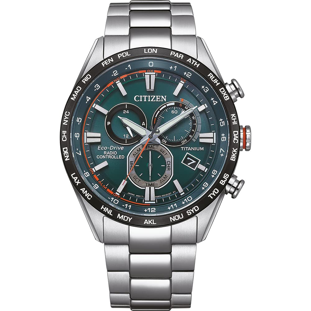 Citizen Men Chronograph Eco-Drive Watch with Titanium Strap
