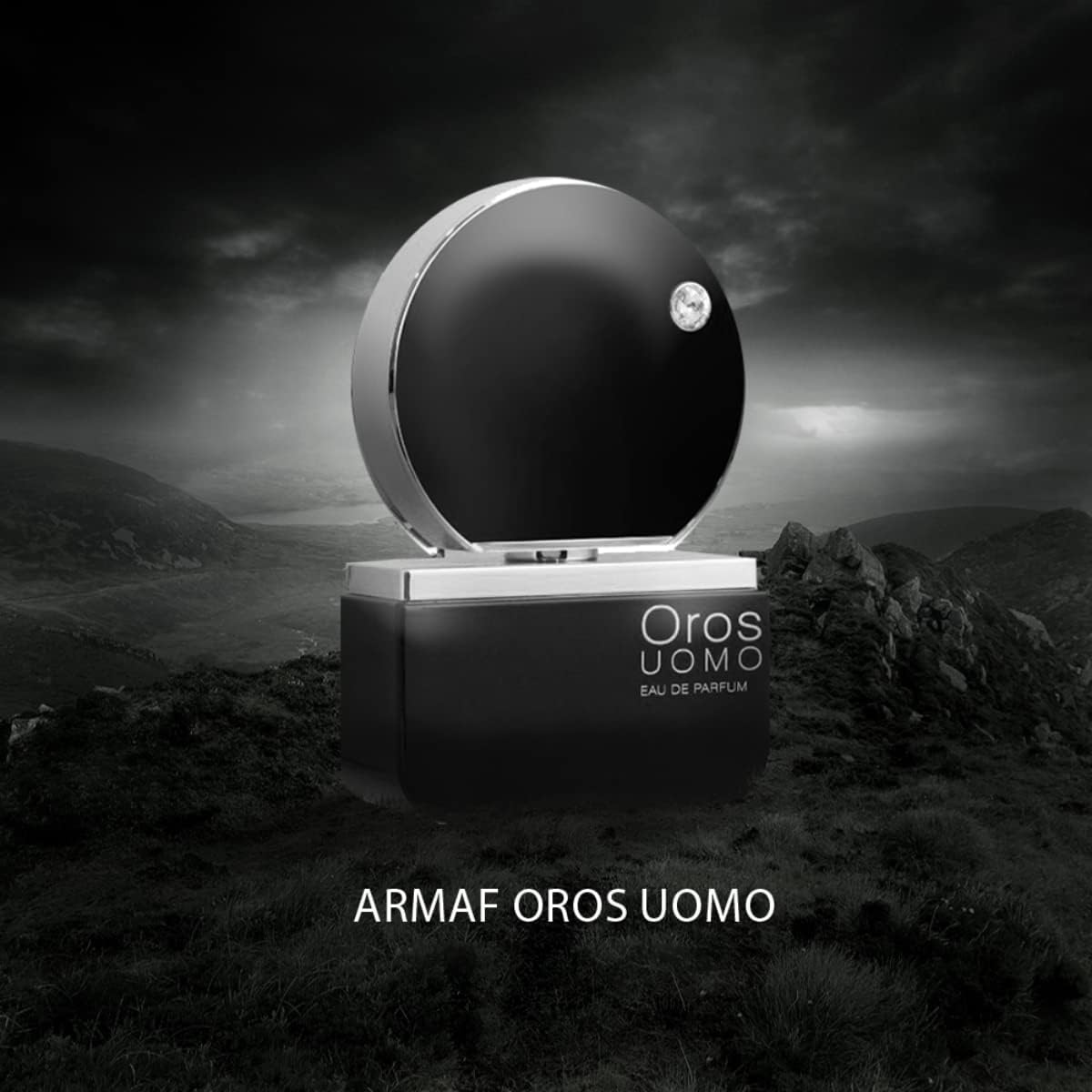 Armaf Men's Perfumes Oros Uomo Black Made with Crystal From Swarovski Eau De Toilette 85ml / 2.9 fl. oz Fragrance For Him