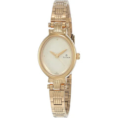 Titan Analog White Dial Women's Watch-NL2535YM01/NP2535YM01