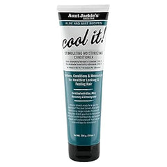 Aunt Jackie's Aloe & Mint Recipes Cool It! Stimulating Moisturizing Conditioner With Rosemary & Lemongrass for Softer, Healthier Looking Hair, 10 oz