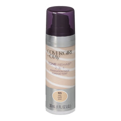 COVERGIRL and Olay Tonerehab 2-In-1 Foundation, Ivory 105, 1 Fluid Ounce