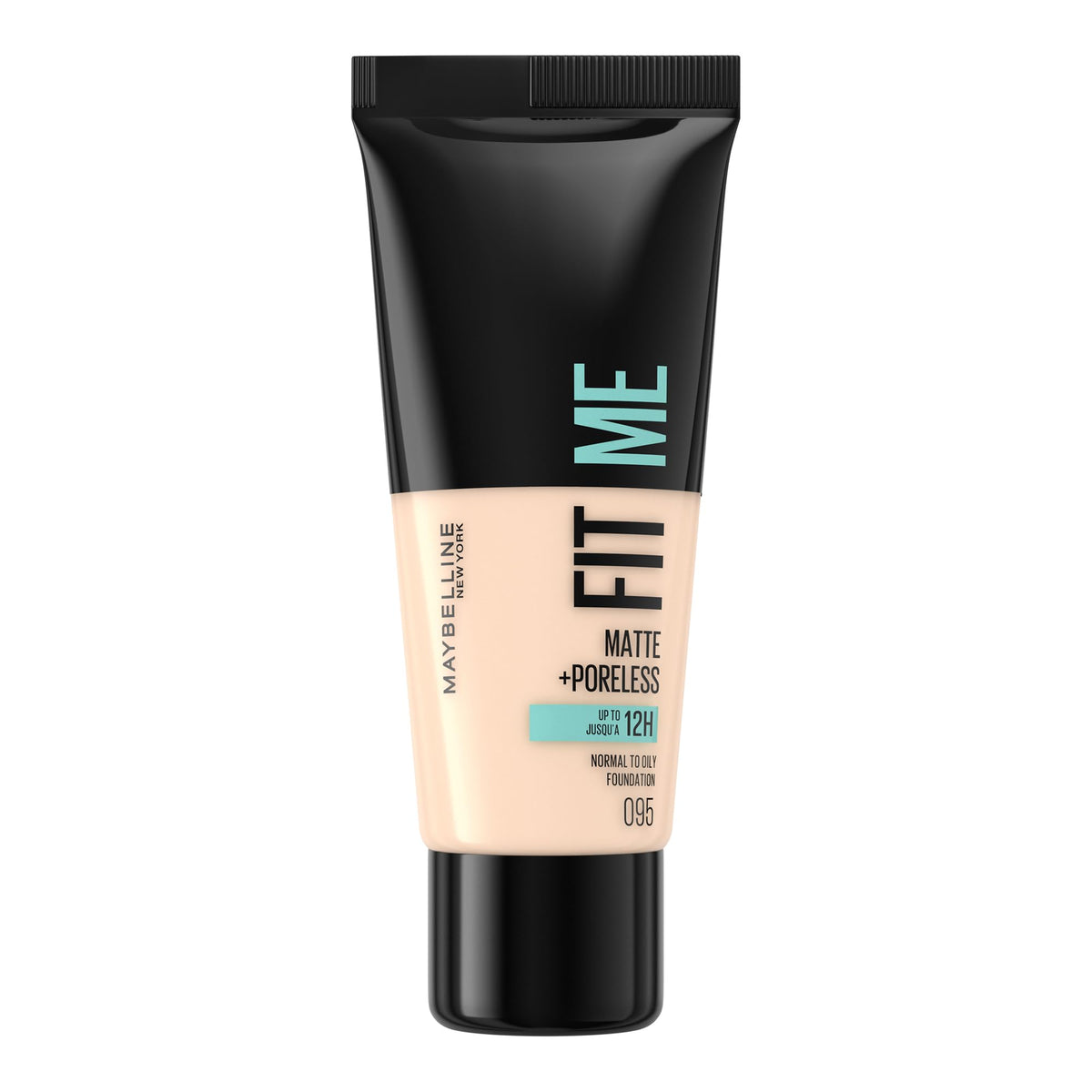 Maybelline Fit Me Foundation, Matte & Poreless, Full Coverage Blendable Normal to Oily Skin, 095 Fair Porcelain 30ml