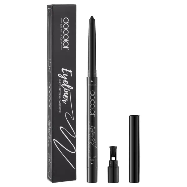 Docolor Eyeliner Gel Eye Liner Pen Ultra-Pigmented Waterproof Smudge-proof Gel Eyeliner Pencil, Black