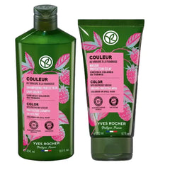 Yves Rocher Color Protection and Shine Dyed Hair Mask and Shampoo Set of 2, 300 ml /10.1 Fl Oz and 200 ml /6.7 fl.oz