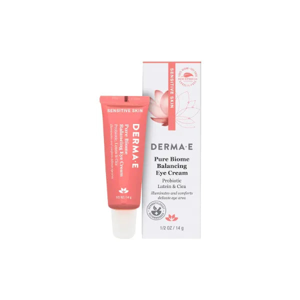 Derma E Pure Biome Balancing Eye Cream, 0.5 OZ