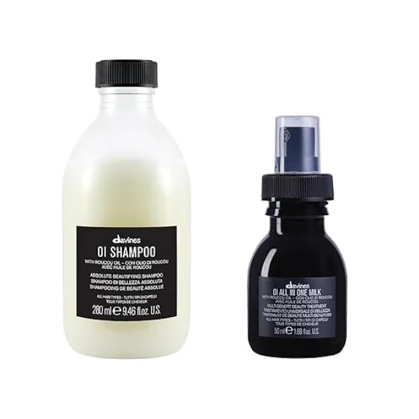 Davines OI Shampoo Nourishing Shampoo for All Hair Types Shine, Volume, and Silky Smooth Hair Everyday