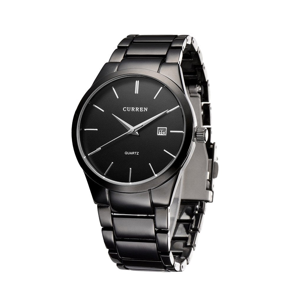 Curren Casual Watch For Unisex Analog Stainless Steel - J0280B