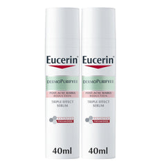 Eucerin DermoPurifyer Oil Control Triple Effect Face Serum with Thiamidol and Salicylic Acid, for Oily and Acne-Prone Skin, Post-Acne Marks Reduction, Long-Lasting Matte Finish - 40ml (Pack of 2)