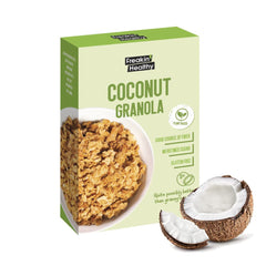 Freakin Healthy Coconut Granola – Tropical Breakfast Crunch, Plant-Based & Naturally Sweetened, Gluten, Refined Sugar Free - 340g