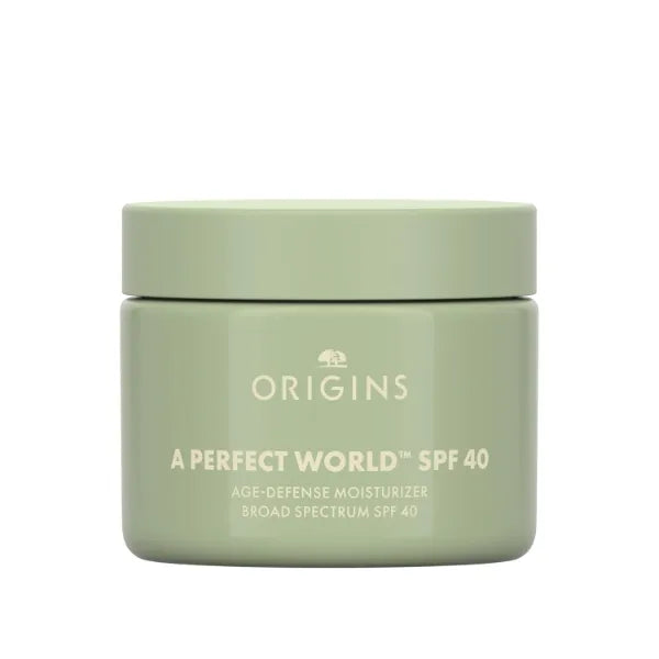 Origins A Perfect World Age-Defense Moisturizer with SPF 40 | Hydrates & Helps Delay Visible Signs of Aging | With Antioxidants
