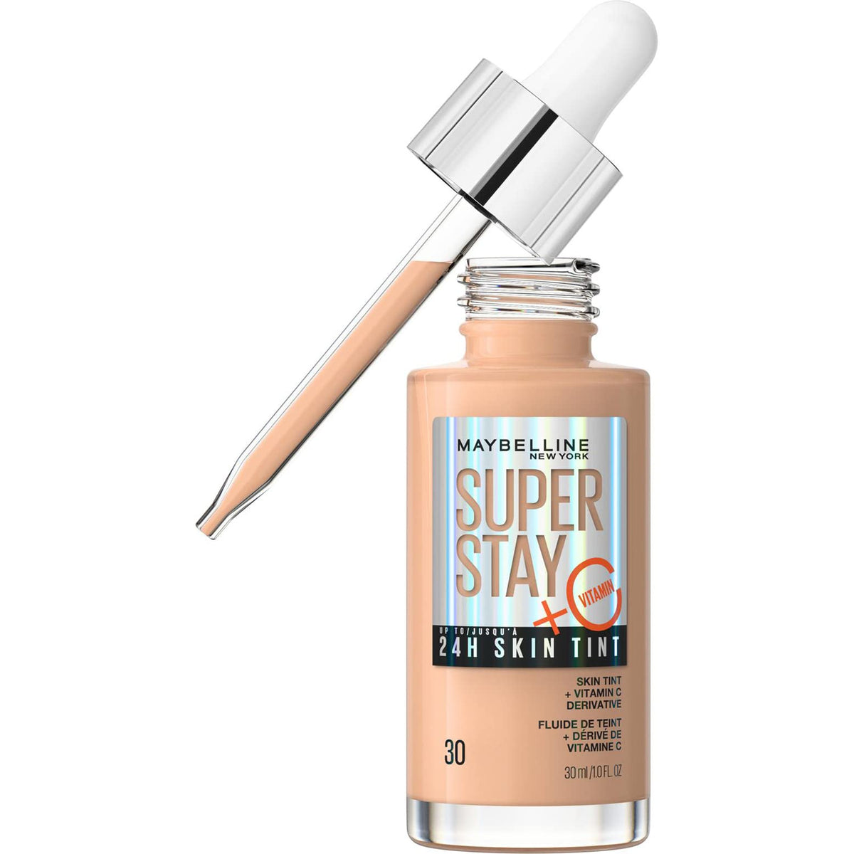 Maybelline New York Super Stay up to 24H Skin Tint Foundation + Vitamin C* - Shade 30