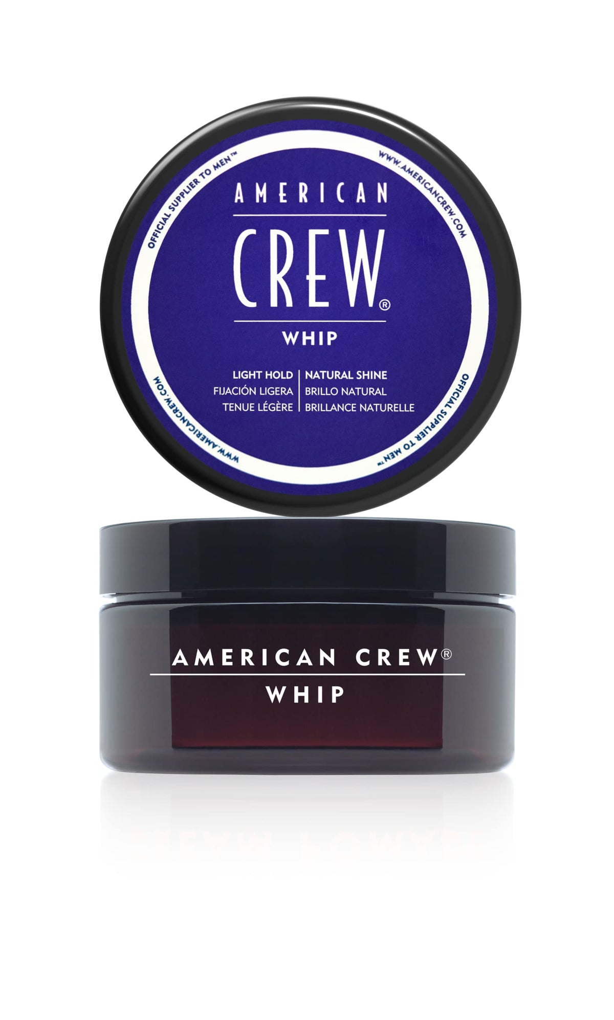 American Crew Whip Styling Cream for Men's with Light Hold with Natural Shine, 3 Oz (Pack of 1)