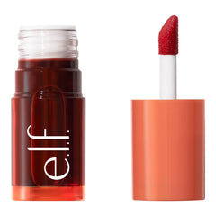 e.l.f. Sheer For It Blush Tint, Multi-Use, Long-Lasting Lip & Cheek Make-up, Creates a Natural Flush Finish, Vegan & Cruelty-Free, Orange Crush