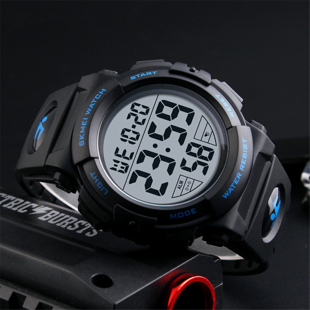 SKMEI Boys Stopwatch Function Waterproof digital watch