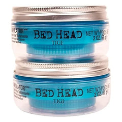 TIGI Bed Head Manipulator Hair Putty 2 Pack Firm Hold Paste, Hair Styling Products for Women and Men, Frizz Control, Anti Humidity, Tropical Fruit Fragrance, 2.01 Oz