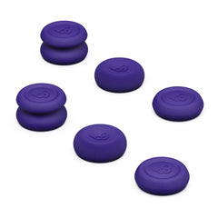 Skull & Co. Skin, CQC and FPS Thumb Grip Set Joystick Cap Analog Stick Cap for Steam Deck/Steam Deck OLED and ROG Ally/ROG Ally X - Galactic Purple, 3 Pairs(6pcs)