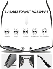 Joopin Polarized Aviation Sunglasses for Men Women Classic Sun Glasses for Driving Fishing with UV Protection