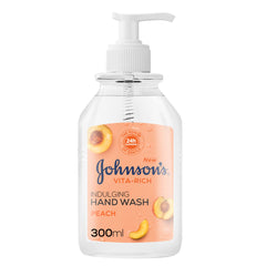 Johnson's Vita-Rich, Indulging Hand Wash, Peach, 300ml