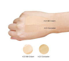 (23 Natural Beige) - YADAH Silky Fit Concealer BB Power Brightening 35ml (1.18fl.oz.) 23 Natural Beige / 2 in 1 Base Makeup Natural Ingredients Foundation Cream SPF34+ PA++