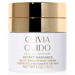 OLIVIA QUIDO Skincare Secret Radiance 30g, Night Brightening Cream with Botanicals and Peptides, Anti-Aging Face Cream, Anti-Wrinkle, and Age Spot Remover