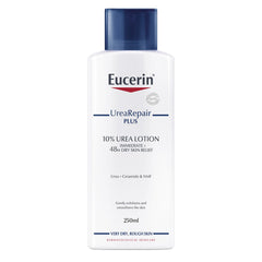Eucerin UreaRepair Plus 10% Urea Body Lotion with Ceramide, Immediate 48-Hour Relief for Dry Skin, Daily Body Moisturizer for Dehydrated Skin, Suitable for Mature & Diabetic Skin - 250ml
