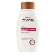 Aveeno Color Protect Strengthen+ Blackberry Quinoa Shampoo, Fresh, 12 Fl Oz