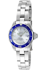 Invicta Pro Diver Stainless Steel Women's Quartz Watch, 24mm - Silver