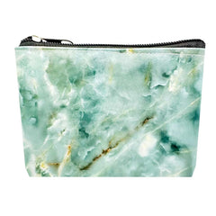 HappyDaily 6 Pack Canvas Zipper Bags Small Makeup Bags Lipstick Cosmatic Organizer Small Storage Pouch Carrying Purse, Marble Pattern, Small (3.1" x 5.1"), Classic Makeup Bags Set