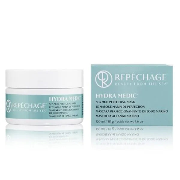 Repechage Sea Mud Mask Deep Pore Cleansing Clay Face Mask with Seaweed for Women and Men, Exfoliating Mud Mask for Oily, Dry, Sensitive, Problem Skin, for Clearer, Smoother Complexion, 4 fl oz