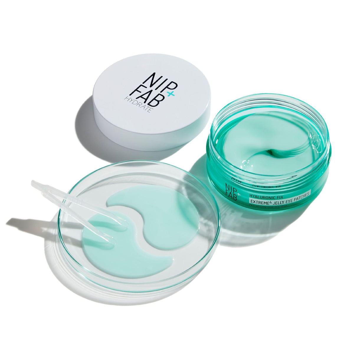 Nip+Fab Hyaluronic Acid Under Eye Patches Mask Anti-Aging Hydrating for Fine Lines, Wrinkles, Puffy Eyes Patch for Bags, Puffiness