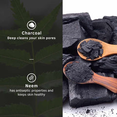 Ustraa Face Wash Acne Control - With Neem & Charcoal - 100g - Oil control, Prevents Acne, Especially for Oily skin | Keeps Face Non-sticky, Non-oily | No SLS, No Paraben
