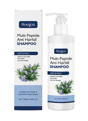 Hoegoa Multi Peptide Anti Hairfall Shampoo, Nourishing Hair Serum With Rosemary, Hair Growth Serum, Deeply Nourish, Reduce Hairs Loss Problems, 100ml/3.38fl oz