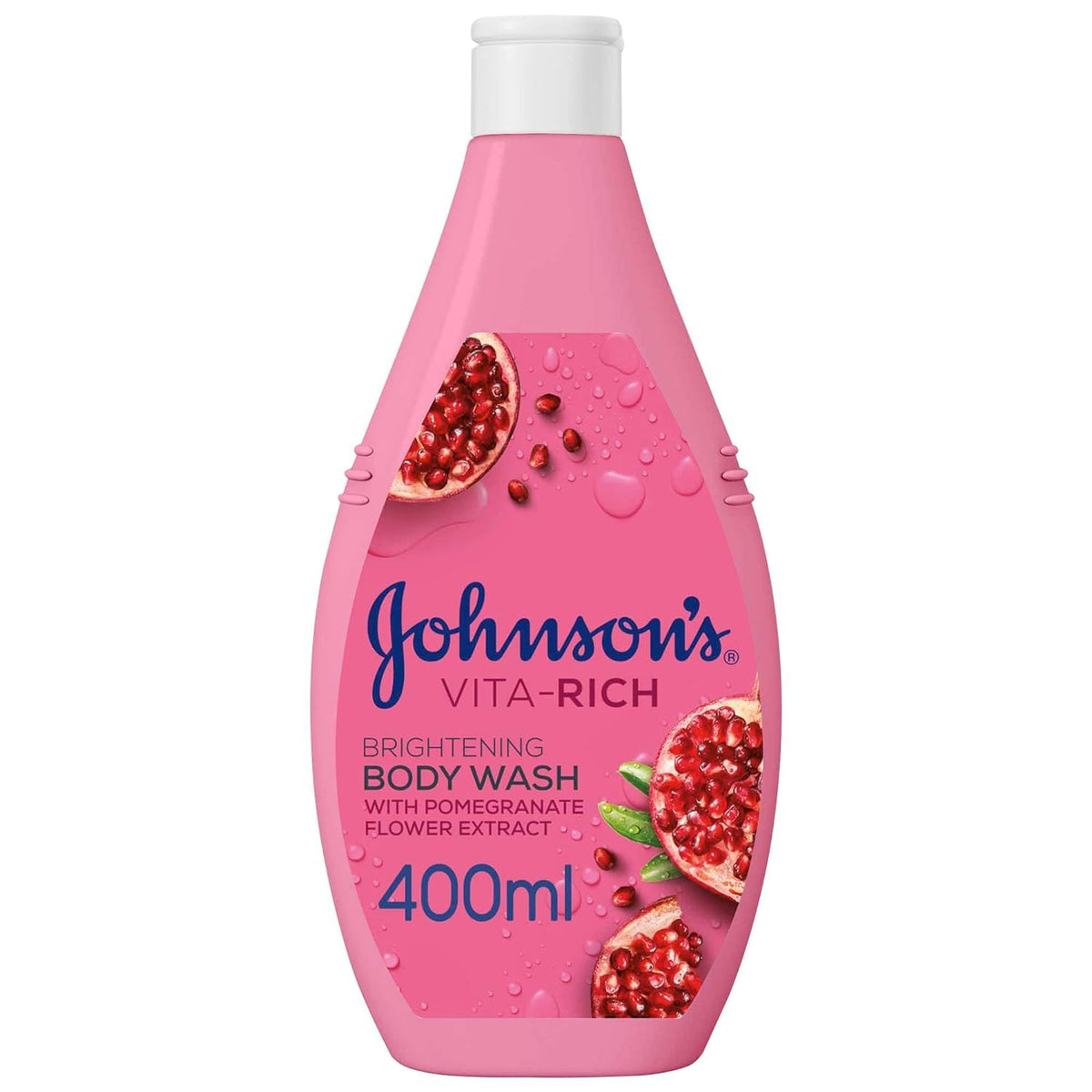 Johnson's Body Wash - Vita-Rich, Brightening Pomegranate Flower, 400ml