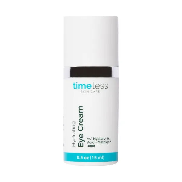 Timeless Skin Care Hydrating Eye Cream - Skin Care Cream for Eyes with Hyaluronic Acid - Hydrating Beauty Product for Personal Care - 0.5 oz