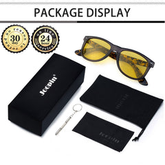 Joopin Polarized Sunglasses Men Women, Classic Square Sun Glasses 100% UV Protection Driving Fishing