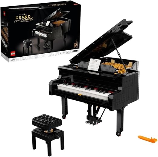 LEGO 21323 Ideas Grand Piano Model Building Set for Adults, Collectible Home Décor Kit, Gift for Music Lovers, Men, Women, Him & Her with Motor and Power Functions