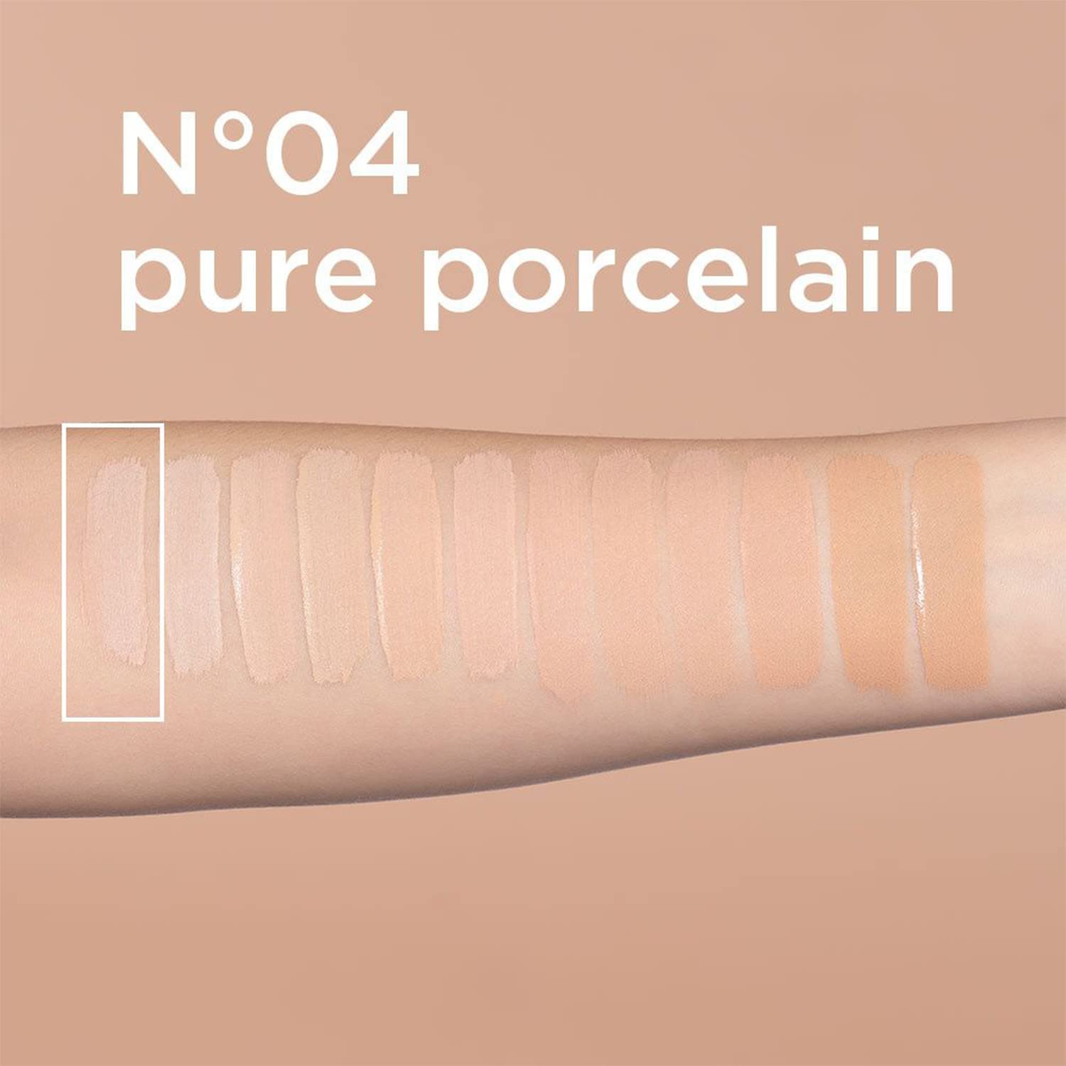 ARTDECO Perfect Teint Foundation - Pure Porcelain N°04 - Lightweight Liquid Formula - Medium to Full Coverage - Without Mask-Like Effect - Conceals Imperfections - Vegan Makeup - Hyaluron - 0.67 Fl Oz