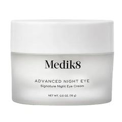 Medik8 Advanced Night Eye Cream Multi Peptide and Caffeine Eye Cream Night Moisturizer for Smoothing Wrinkles, Puffiness and Dark Circles 0.5 oz