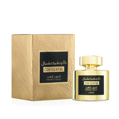 Lattafa Confidential Private Gold For Unisex Eau De Parfum - 100ML