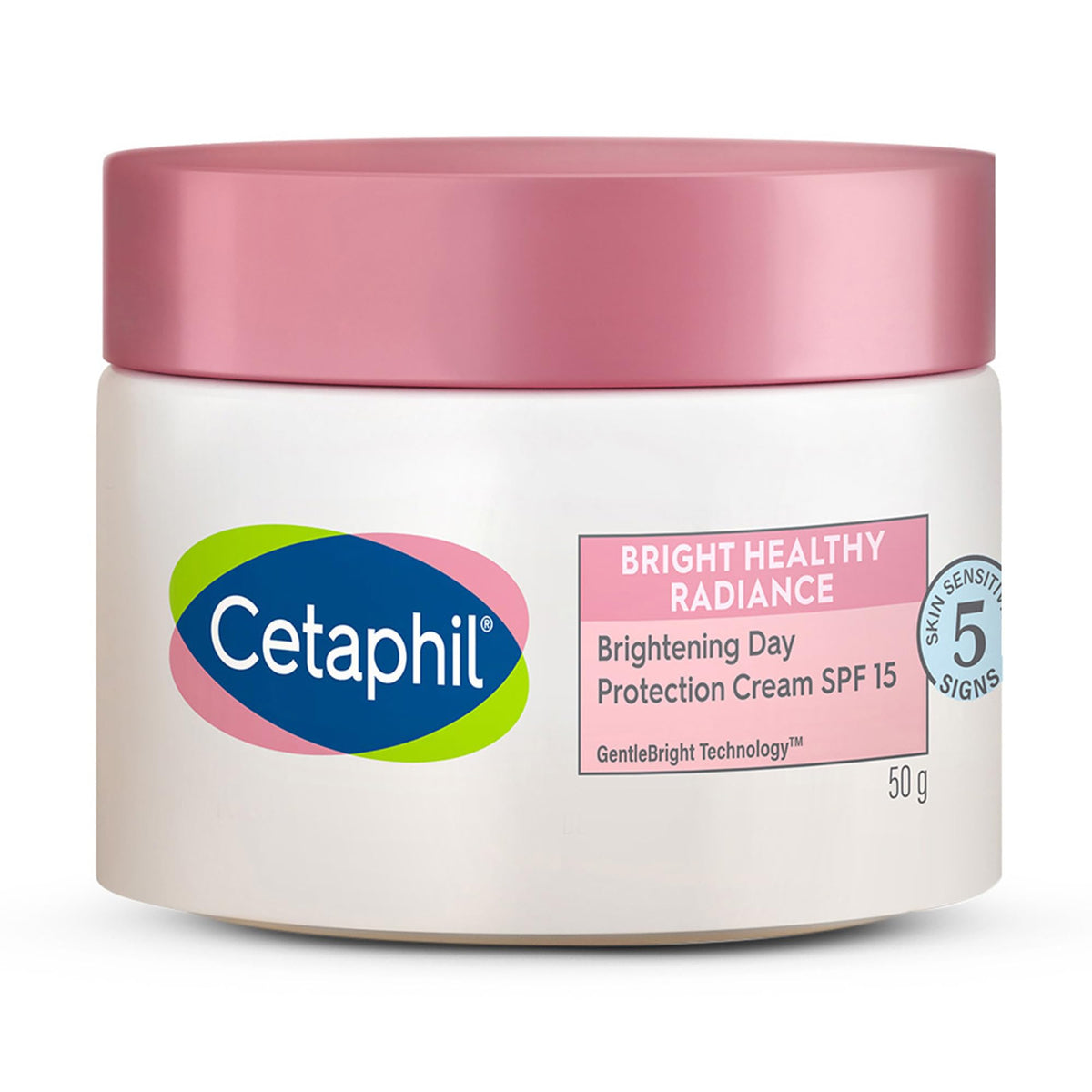 Cetaphil Brightening Day Protection Cream SPF 15-50 g| Day Cream for Dark Spots, Uneven Skin Tone| Niacinamide, Sea Daffodil| Fragrance-Free|