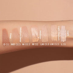Ruby's Organics Skin Tint Mattifying Liquid Foundation | Medium Coverage, Matte Finish, Breathable | Natural Organic Makeup, For Sensitive Skin | Shade M 02.2, 30ml