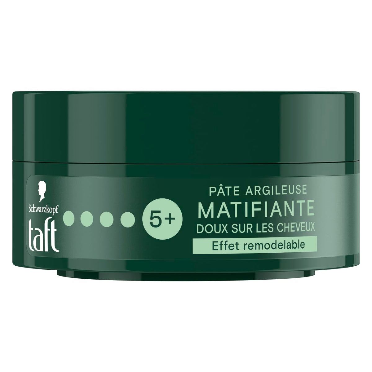 Schwarzkopf Taffeta - Mattifying Clay Hair Paste - Strong Hold - Long Lasting - 24 Hour Hold - Hairstyle Hair - 75ml Content