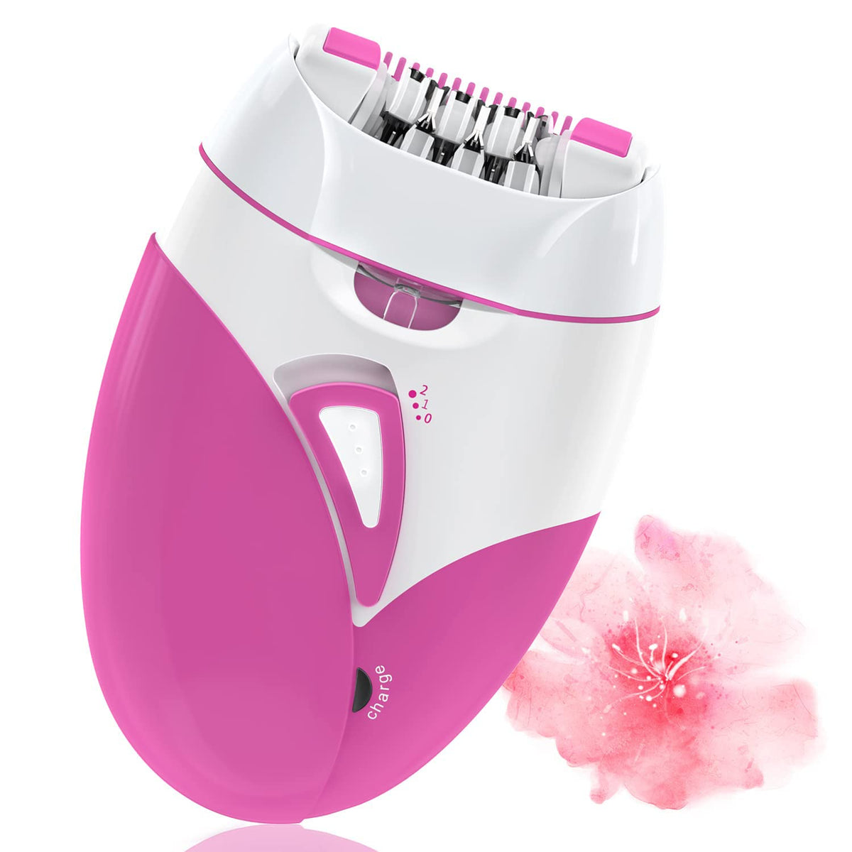 SYOSI Epilator for Women, Portable Epilator for Women Cordless Ladies Electric Epilator with LED Light for Underarms, Legs, Arms, Bikini, with LED Light