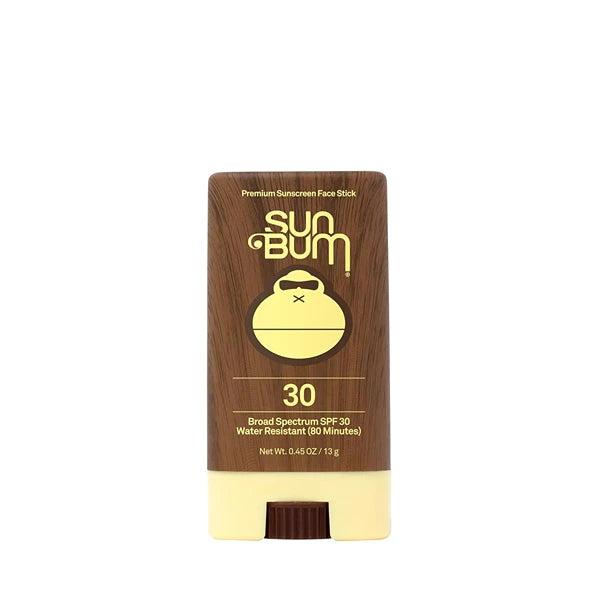 Sun Bum Original SPF 30 Face Stick Sunscreen, 0.45 oz – Broad Spectrum Water-Resistant Facial Sunscreen with Vitamin E, Hawaii 104 Compliant