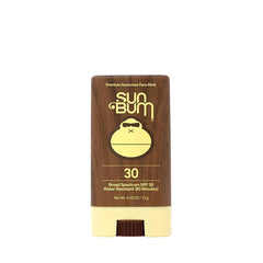 Sun Bum Original SPF 30 Face Stick Sunscreen, 0.45 oz – Broad Spectrum Water-Resistant Facial Sunscreen with Vitamin E, Hawaii 104 Compliant